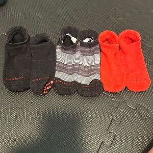 Pure Barre Socks-size Medium lot of 3